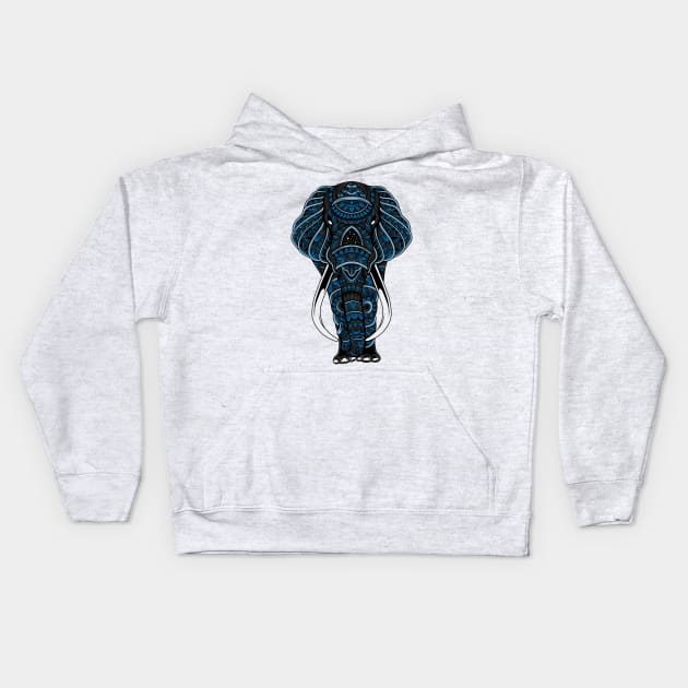 elephant Kids Hoodie by prastika